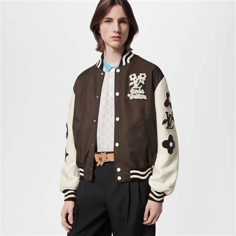 varsity jacket louis vuitton|louis vuitton embroidered varsity jacket.